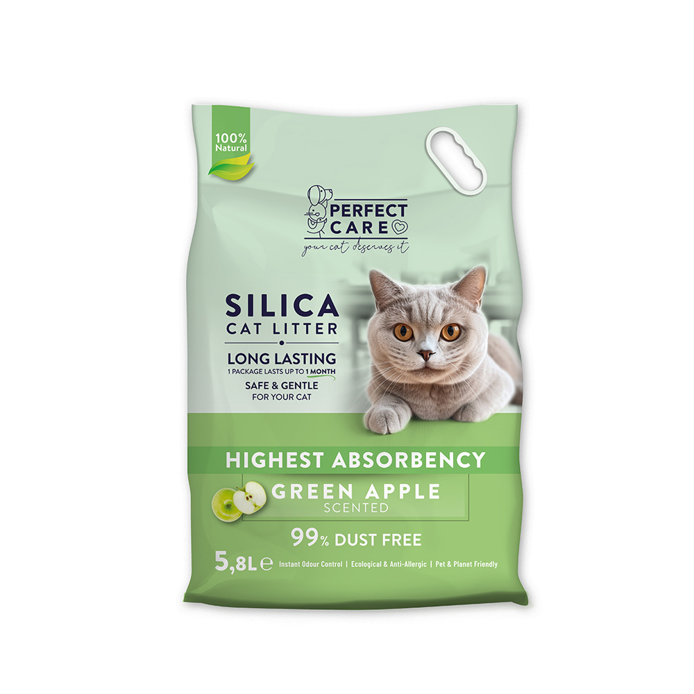 Cat Silica Litter Πράσινο Μήλο