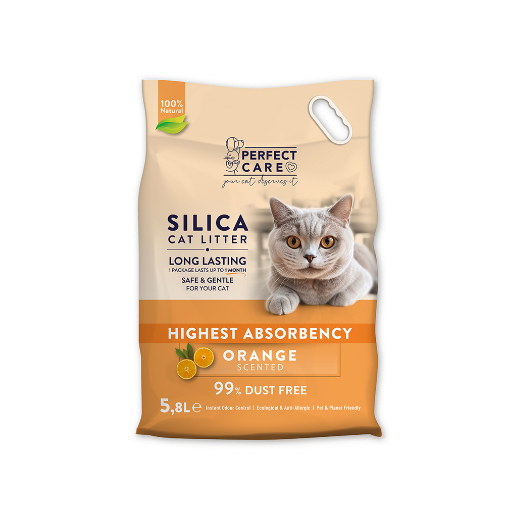 Cat Silica Litter Πορτοκάλι